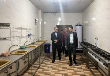 بازدید رئیس دانشگاه سلمان فارسی کازرون از خوابگاه پسران این دانشگاه