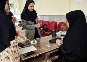 برپایی ایستگاه یک روزۀ دیابت و پایش سلامت