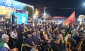برپایی آیین وداع دانشگاهیان کازرون با رهبر شهید انقلاب