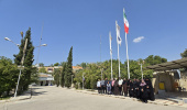 پرچم پرافتخار ایران اسلامی در دانشگاه سلمان فارسی کازرون به اهتزاز درآمد