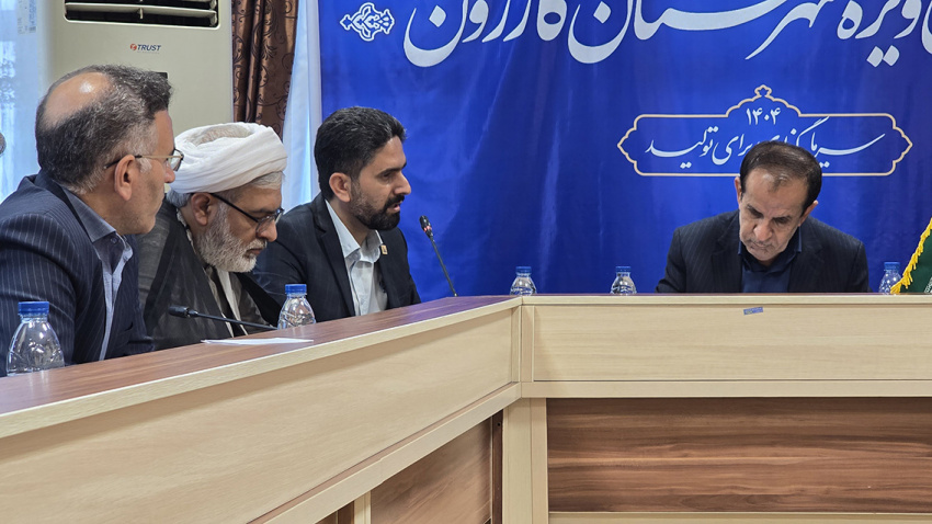 دیدار و گفتگوی سرپرست دانشگاه سلمان فارسی کازرون با فرماندار فرمانداری ویژه شهرستان کازرون