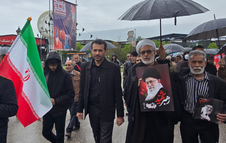 حضور دانشگاهیان دانشگاه سلمان فارسی کازرون در راهپیمایی پرشور روز قدس